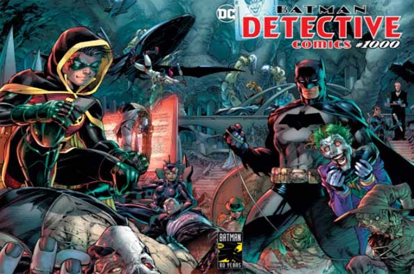 Portada de Jim Lee para Detective Comics #1000
