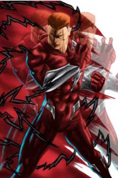 dark flash es uno de los villanos más rápidos de Flash