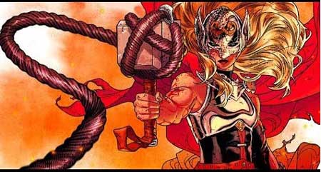jane foster es una de las mujeres más poderosas de Marvel Comics