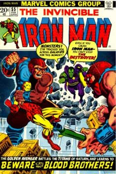 Portada de Iron Man #55