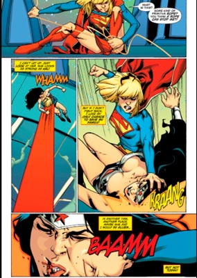 supergirl derrota a wonder woman