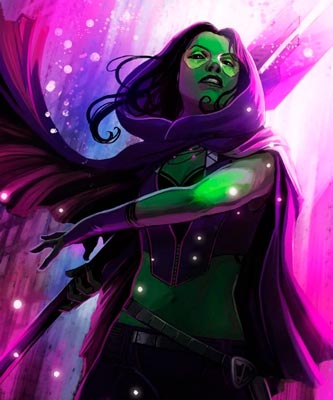 Gamora es una superheroe verde